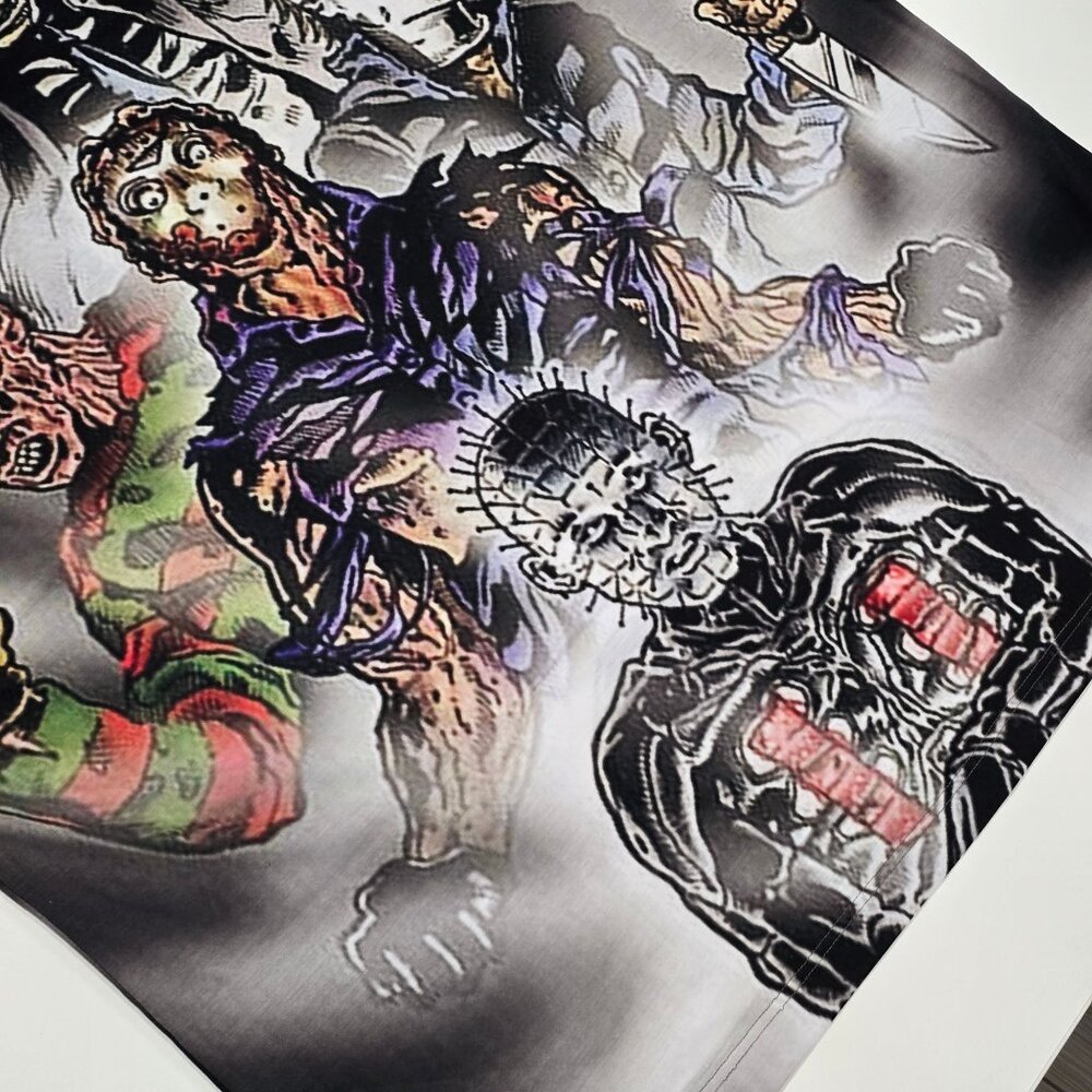 RageOn ✦ Horror Movie Icons Oversized Tee ✦ Black Double-Sided Print 5X NWT - Picture 6 of 11